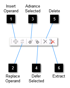 Calculation Builder toolbar